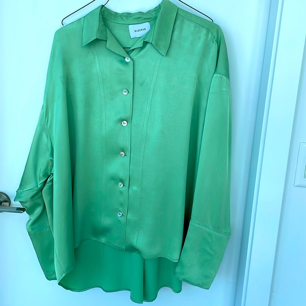 SLEEPER SET  silk Pajamas.